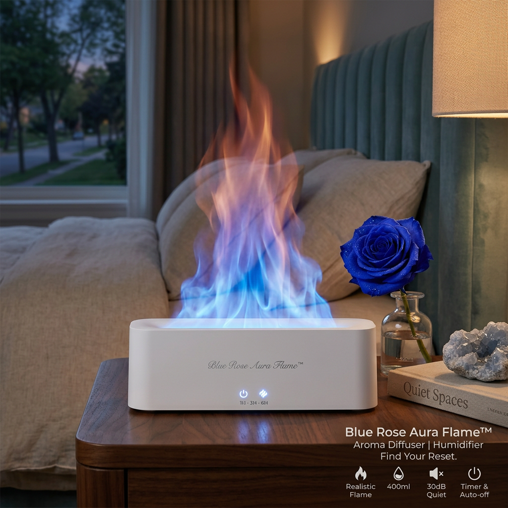 Blue Rose Aura Flame™