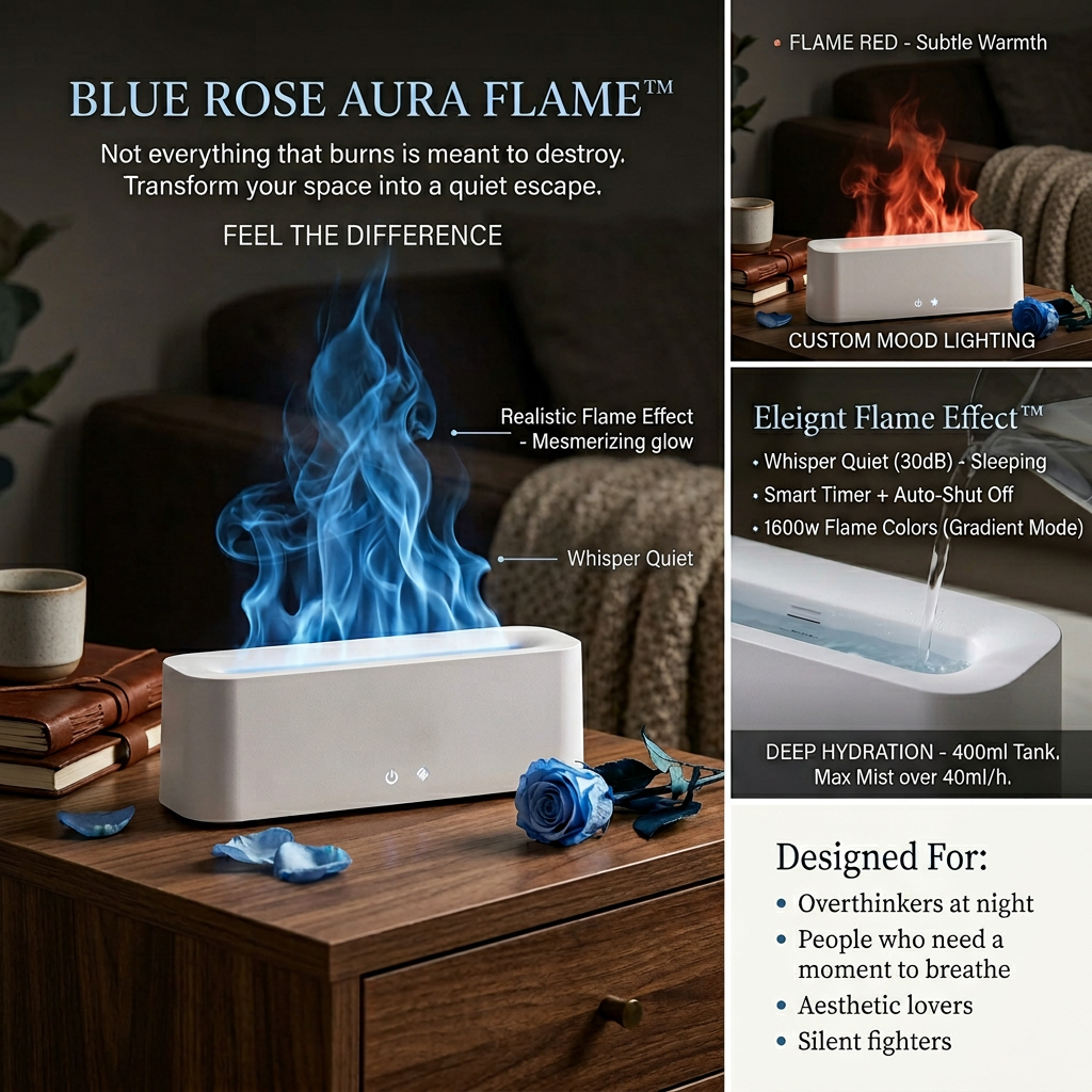 Blue Rose Aura Flame™